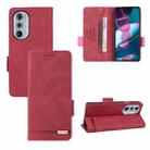 For Motorola Edge X30 / Edge 30 Pro / Edge+ 2022 Magnetic Clasp Leather Phone Case(Red) - 1