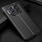 For Huawei Mate 50 Pro Litchi Texture TPU Phone Case(Black) - 1