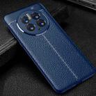 For Huawei Mate 50 Pro Litchi Texture TPU Phone Case(Blue) - 1