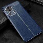 For Xiaomi Civi 2 Litchi Texture TPU Phone Case(Blue) - 1