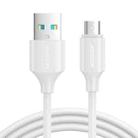 JOYROOM S-UM018A9 2.4A USB to Micro USB Fast Charging Data Cable, Length:1m(White) - 1