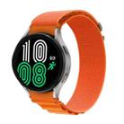 For Samsung Galaxy Watch5 / Watch5 Pro / Watch4 / Watch4 Classic Universal Nylon Loop Watch Band(Orange) - 1