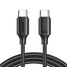 JOYROOM S-CC060A9 60W USB-C/Type-C to USB-C/Type-C Fast Charging Data Cable, Length: 1m(Black) - 1