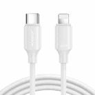 JOYROOM S-CL020A9 20W USB-C/Type-C to 8 Pin Fast Charging Data Cable, Length:0.25m(White) - 1