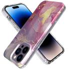 For iPhone 14 Pro Max Marble Pattern IMD Phone Case(P-GWL10021) - 1