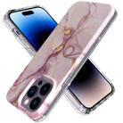 For iPhone 14 Pro Max Marble Pattern IMD Phone Case(P-GWL10037) - 1