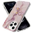 For iPhone 13 Pro Max Marble Pattern IMD Phone Case(P-GWL10037) - 1
