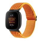 For Fitbit Versa 4 / Sense 2 Universal Wave Nylon Watch Band(Orange) - 1