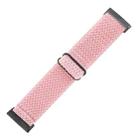 For Fitbit Versa 4 / Sense 2 Universal Wave Nylon Watch Band(Pink) - 3