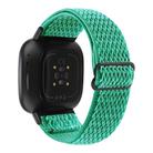 For Fitbit Versa 4 / Sense 2 Universal Wave Nylon Watch Band(Mint Green) - 2