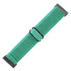 For Fitbit Versa 4 / Sense 2 Universal Wave Nylon Watch Band(Mint Green) - 3