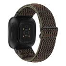 For Fitbit Versa 4 / Sense 2 Universal Wave Nylon Watch Band(Army Green) - 2