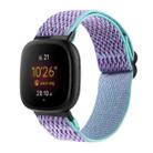 For Fitbit Versa 4 / Sense 2 Universal Wave Nylon Watch Band(Lavender Purple) - 1