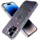 For iPhone 14 Pro Laser IMD Phone Case(GWL041BL Star) - 1