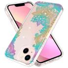 For iPhone 13 Laser IMD Phone Case(ZK002BL Small Flower) - 1