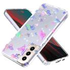 For Samsung Galaxy S22 5G Laser IMD Phone Case(P-GWL10081 Butterfly) - 1