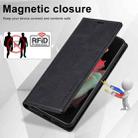For Samsung Galaxy S21 Ultra 5G LC.IMEEKE RFID Anti-theft Leather Phone Case(Black) - 6