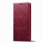 For Samsung Galaxy S21 Ultra 5G LC.IMEEKE RFID Anti-theft Leather Phone Case(Red) - 2