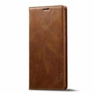 For Samsung Galaxy S21 Ultra 5G LC.IMEEKE RFID Anti-theft Leather Phone Case(Brown) - 2