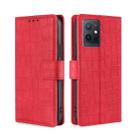 For vivo Y52t Skin Feel Crocodile Magnetic Clasp Leather Phone Case(Red) - 1