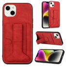 For iPhone 14 Plus Dream PU+TPU Four-corner Shockproof Phone Case(Red) - 1