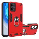 For Tecno Camon 19 Neo 2 in 1 Armour Series PC + TPU Protective Phone Case(Red) - 1