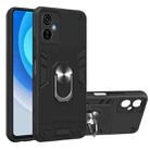 For Tecno Camon 19 Neo 2 in 1 Armour Series PC + TPU Protective Phone Case(Black) - 1