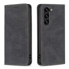 For Samsung Galaxy S23+ 5G Magnetic RFID Blocking Anti-Theft Leather Phone Case(Black) - 1