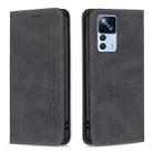 For Xiaomi 12T / 12T Pro / Redmi K50 Ultra Magnetic RFID Blocking Anti-Theft Leather Phone Case(Black) - 1