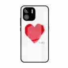 For Xiaomi Redmi A1 4G Colorful Painted Glass Phone Case(Love) - 1