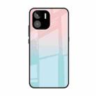 For Xiaomi Redmi A1 4G Colorful Painted Glass Phone Case(Blue Sky) - 1