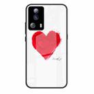 For Xiaomi Civi 2 Colorful Painted Glass Phone Case(Love) - 1