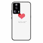 For Xiaomi Civi 2 Colorful Painted Glass Phone Case(Red Heart) - 1