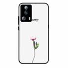 For Xiaomi Civi 2 Colorful Painted Glass Phone Case(A Flower) - 1