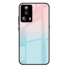 For Xiaomi Civi 2 Colorful Painted Glass Phone Case(Blue Sky) - 1