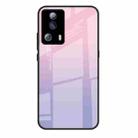 For Xiaomi Civi 2 Colorful Painted Glass Phone Case(Purple Sky) - 1