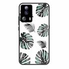 For Xiaomi Civi 2 Colorful Painted Glass Phone Case(Banana Leaf) - 1
