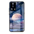 For Xiaomi Civi 2 Colorful Painted Glass Phone Case(Moon Hill) - 1