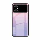 For Xiaomi Poco M4 Colorful Painted Glass Phone Case(Purple Sky) - 1