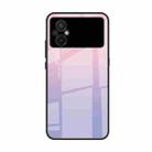 For Xiaomi Poco M5 Colorful Painted Glass Phone Case(Purple Sky) - 1