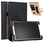 For Xiaomi Mi Pad 4 Plus / 10.1 inch 2018 Vintage PU Leather Tablet PC Protective Cover with Bracket & Hand Support & Card Slots Function(Black) - 1
