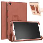 For Xiaomi Mi Pad 4 Plus / 10.1 inch 2018 Vintage PU Leather Tablet PC Protective Cover with Bracket & Hand Support & Card Slots Function(Brown) - 1
