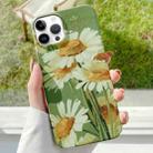 For iPhone 14 Pro Varnishing Water Stick PC Phone Case(Big Chrysanthemum) - 1