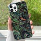 For iPhone 14 Pro Varnishing Water Stick PC Phone Case(Watercolor) - 1