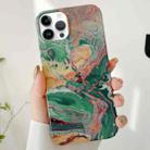 For iPhone 14 Pro Varnishing Water Stick PC Phone Case(Waves) - 1