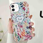 For iPhone 12 Varnishing Water Stick PC Phone Case(Love) - 1