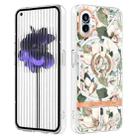 For Nothing Phone 1 Flowers Series TPU Phone Case(Green Gardenia) - 1