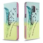 For Xiaomi Redmi Note 9S / Note 9 Pro / Note 9 Pro Max Colored Drawing Pattern Horizontal Flip Leather Case with Holder & Card Slots & Wallet(Feather) - 1