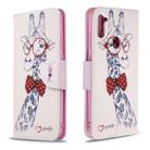 For Galaxy A11 Colored Drawing Pattern Horizontal Flip Leather Case with Holder & Card Slots & Wallet(Deer) - 1
