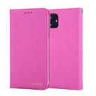 For iPhone 11 CMai2 Silk Texture Horizontal Flip Leather Case with Holder & Card Slots & Photo Frame & Wallet(Rose Red) - 1